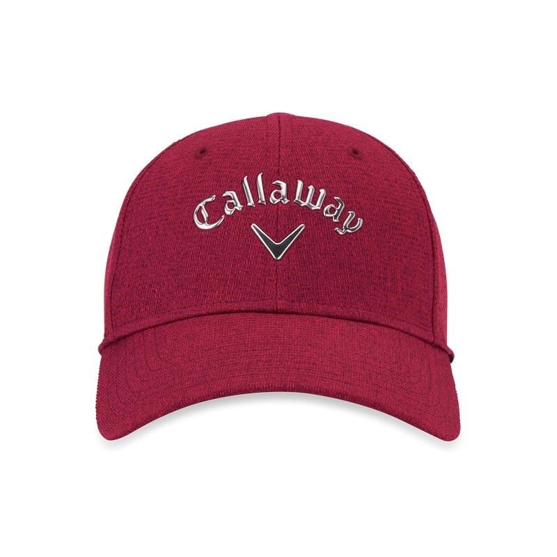 Callaway Liquid Metal damska czapka z daszkiem, czerwony/srebrny