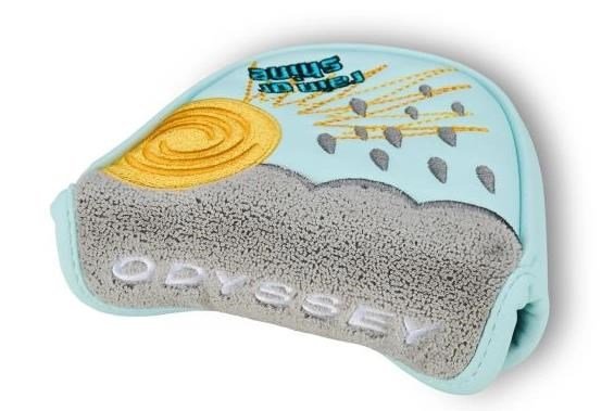 Callaway Rain or Shine Mallet Putter headcover na mallet, niebiesko/szary