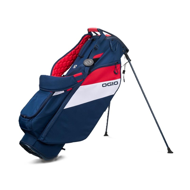 Ogio Fuse stand bag, czerwono/biało/granatowy