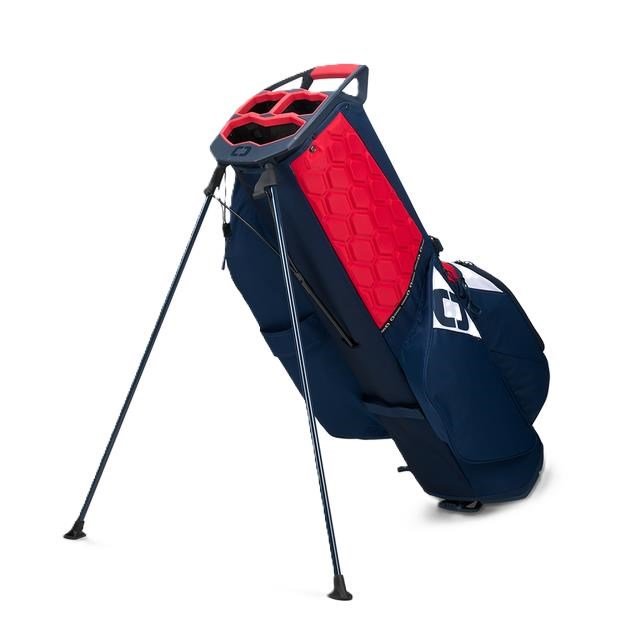 Ogio Fuse stand bag, czerwono/biało/granatowy