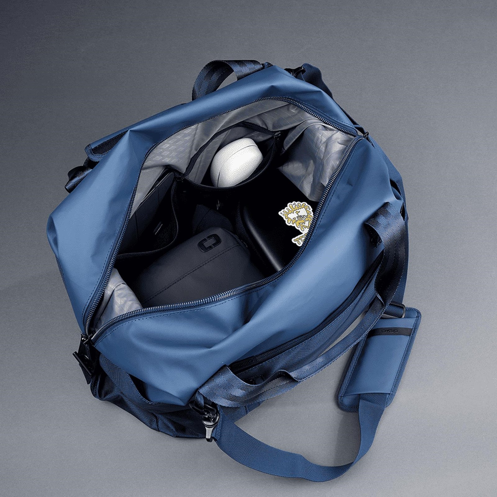 Ogio Pace Pro 42L Duffel torba, grey pinstripe