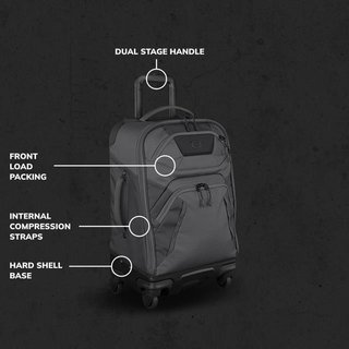 Ogio Renegade 22" 4-Wheel Travel 33L torba podróżna, titanium