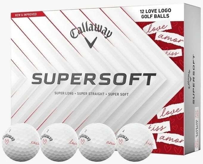 LIMITED - Callaway Supersoft LOVE piłki golfowe