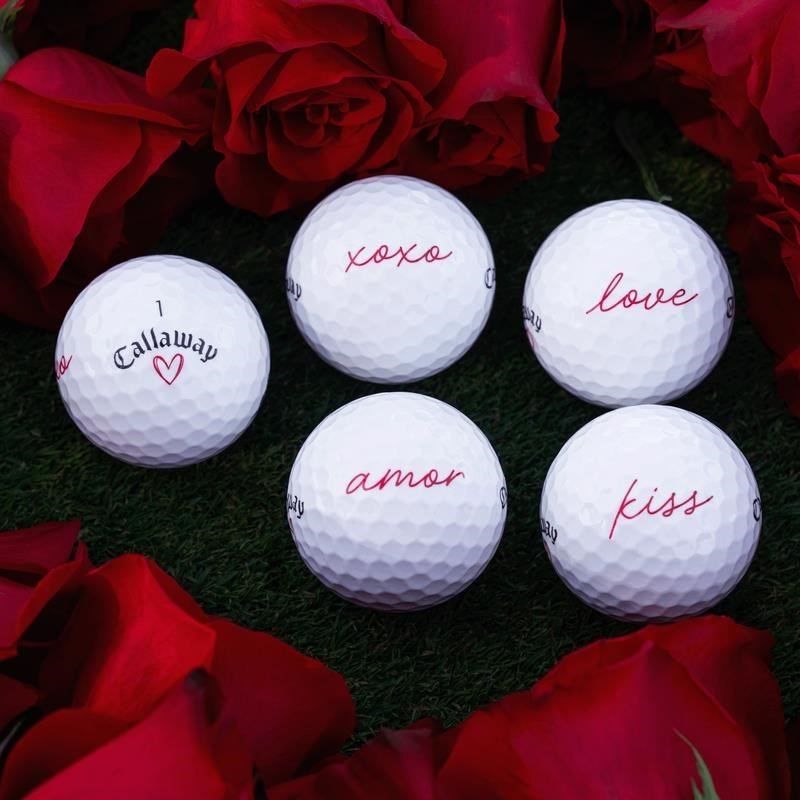 LIMITED - Callaway Supersoft LOVE piłki golfowe