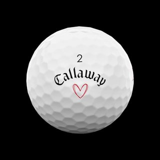 LIMITED - Callaway Supersoft LOVE piłki golfowe