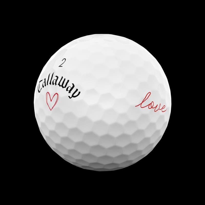 LIMITED - Callaway Supersoft LOVE piłki golfowe