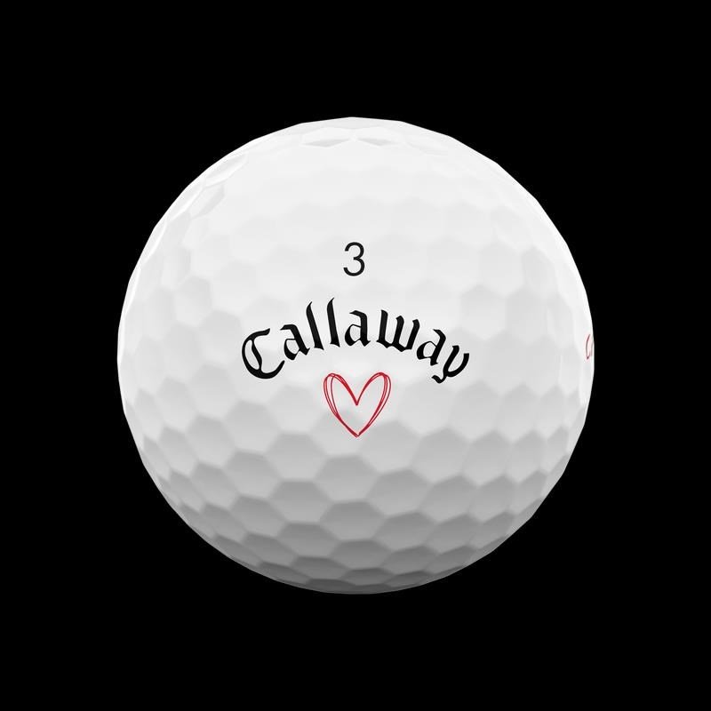 LIMITED - Callaway Supersoft LOVE piłki golfowe