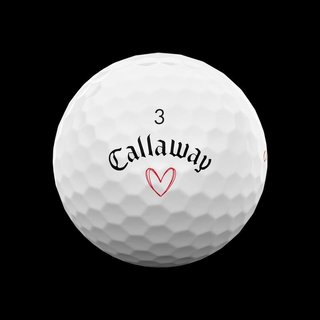 LIMITED - Callaway Supersoft LOVE piłki golfowe