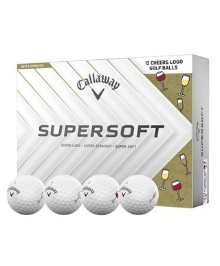 LIMITED - Callaway Supersoft Cheers piłki golfowe