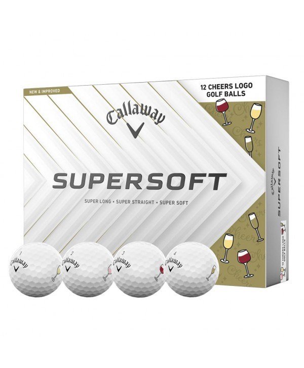 LIMITED - Callaway Supersoft Cheers piłki golfowe