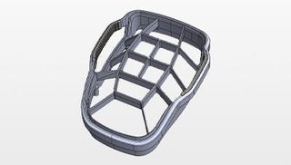 Ping Pioneer cart bag, czarny