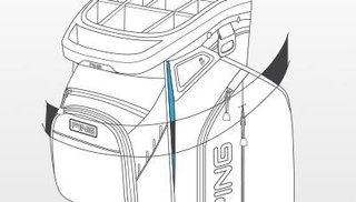 Ping Traverse cart bag, czarny