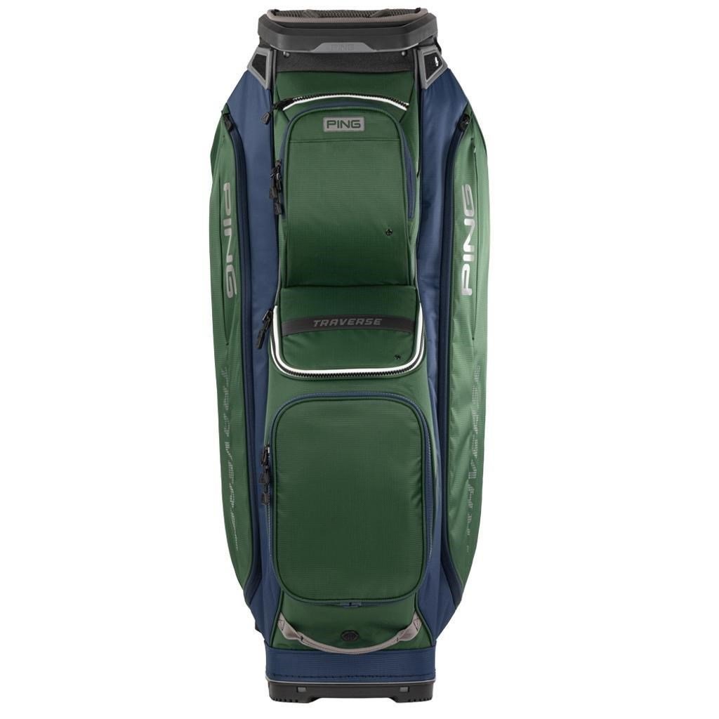 Ping Traverse cart bag, zielono/granatowy