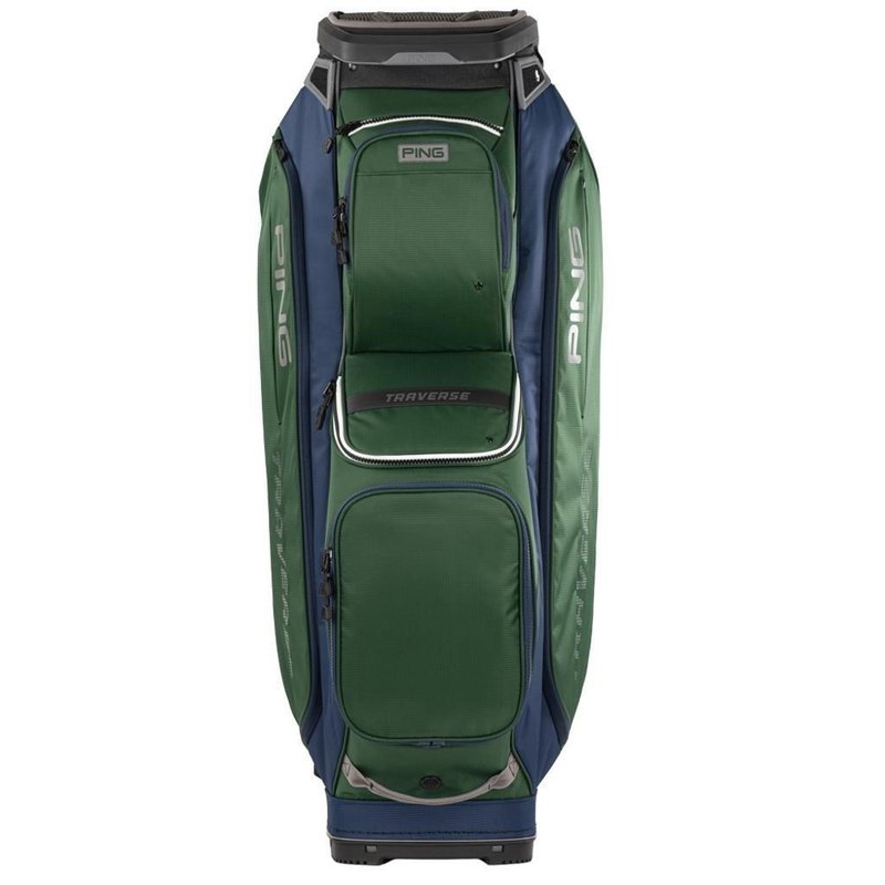 Ping Traverse cart bag, zielono/granatowy