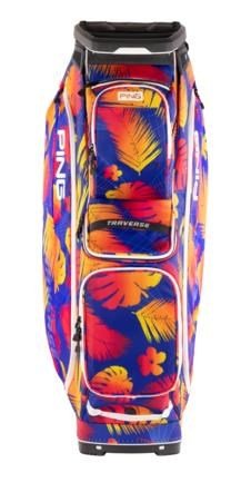 Ping Traverse cart bag, electric sunset