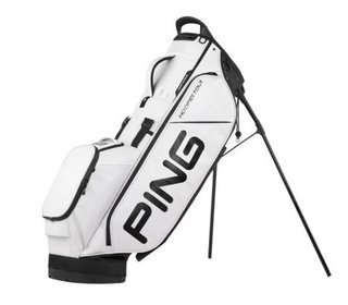 Ping Hoofer Tour stand bag, biało/czarny