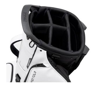 Ping Hoofer Tour stand bag, biało/czarny