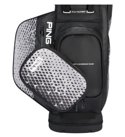 Ping Hoofer Monsoon stand bag, czarno/szary