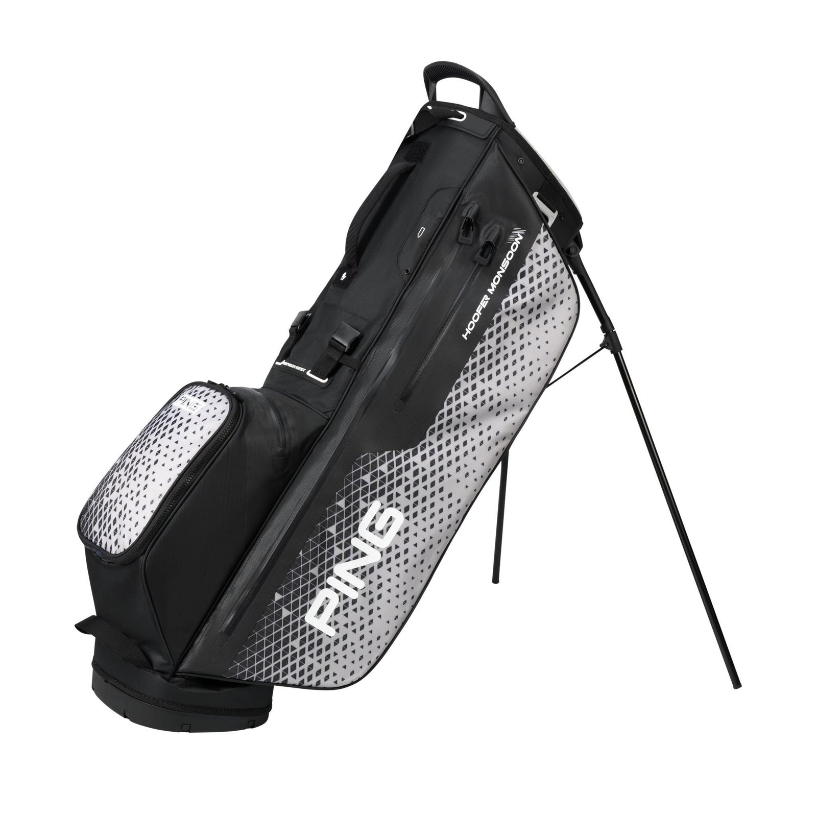 Ping Hoofer Monsoon stand bag, czarno/szary