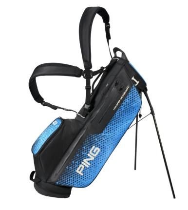 Ping Hoofer Monsoon stand bag, czarno/niebieski