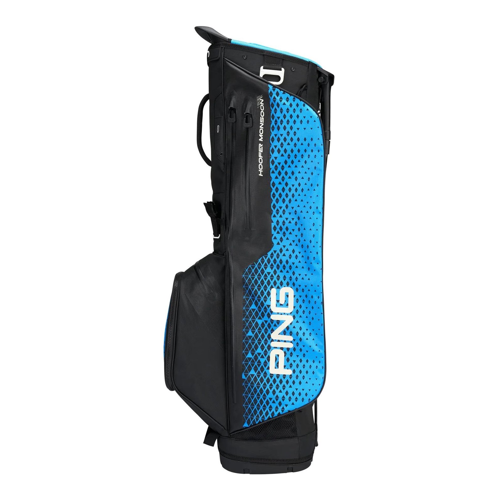 Ping Hoofer Monsoon stand bag, czarno/niebieski