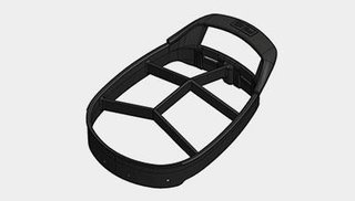 Ping Hoofer Monsoon stand bag, czarno/niebieski