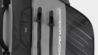 Ping Hoofer Monsoon stand bag, czarno/niebieski