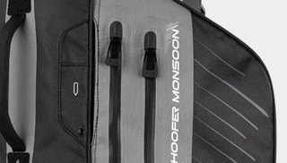 Ping Hoofer Monsoon stand bag, czarno/niebieski