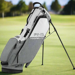 Ping Hoofer Lite stand bag, heather grey/platinum/black