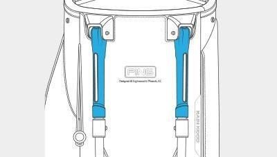 Ping Hoofer Lite stand bag, heather grey/platinum/black