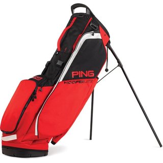 Ping Hoofer Lite stand bag, czerwono/czarny
