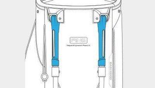 Ping Hoofer Lite stand bag, czerwono/czarny