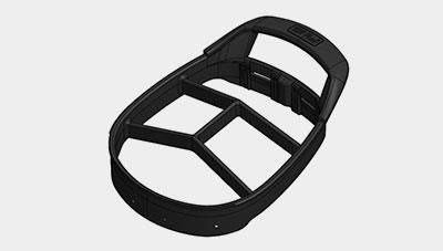 Ping Hoofer Lite stand bag, czerwono/czarny