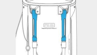 Ping Hoofer Lite stand bag, czarno/niebieski