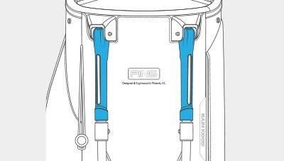 Ping Hoofer Lite stand bag, czarno/niebieski