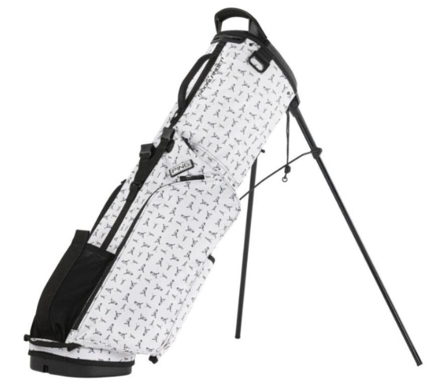 Ping Moonlander stand bag, biały/Mr.Ping