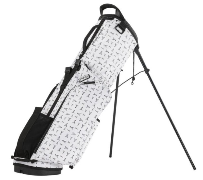 Ping Moonlander stand bag, biały/Mr.Ping