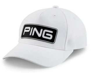 Ping Tour Classic czapka z daszkiem dla dzieci, biała