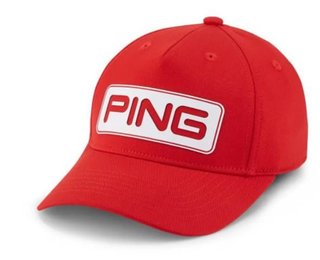 Ping Tour Classic czapka z daszkiem dla dzieci, czerwona