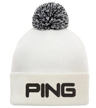 PING Classic Bobble męska czapka zimowa, biała
