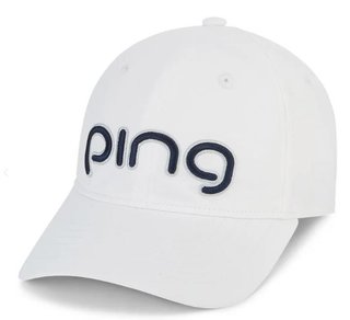 Ping Tour damska czapka z daszkiem, biała