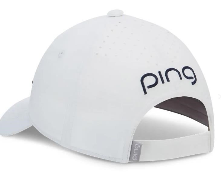 Ping Tour damska czapka z daszkiem, biała