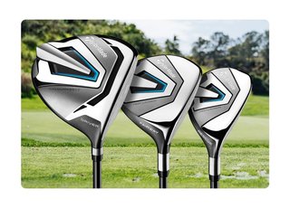 TaylorMade Team S3 7PC golfowy zestaw dziecięcy, 137-150cm, lewy