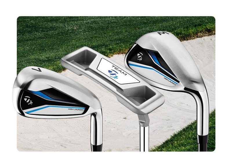TaylorMade Team S3 7PC golfowy zestaw dziecięcy, 137-150cm, lewy