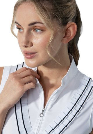Daily Sports ISTRES Sleeveless damskie polo, białe