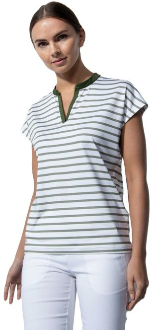 Daily Sports ITAMI short sleeved damskie polo, biało/zielone