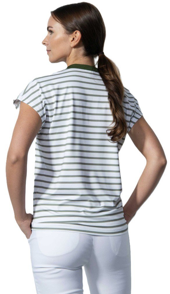 Daily Sports ITAMI short sleeved damskie polo, biało/zielone