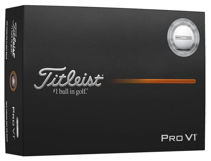 Titleist Pro V1 Enhanced Alignment piłki golfowe