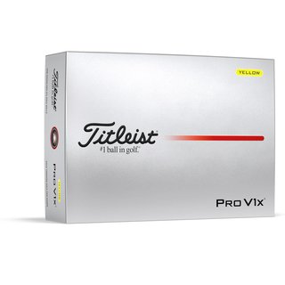 Titleist Pro V1x piłki golfowe, żółte