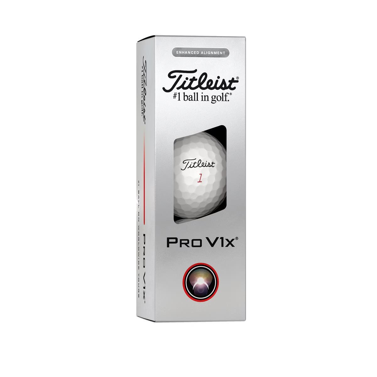 Titleist Pro V1x Enhanced Alignment piłki golfowe
